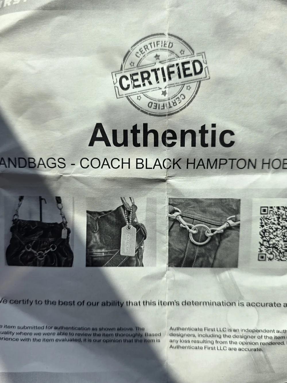 Coach Hampton Hobo & Wallet